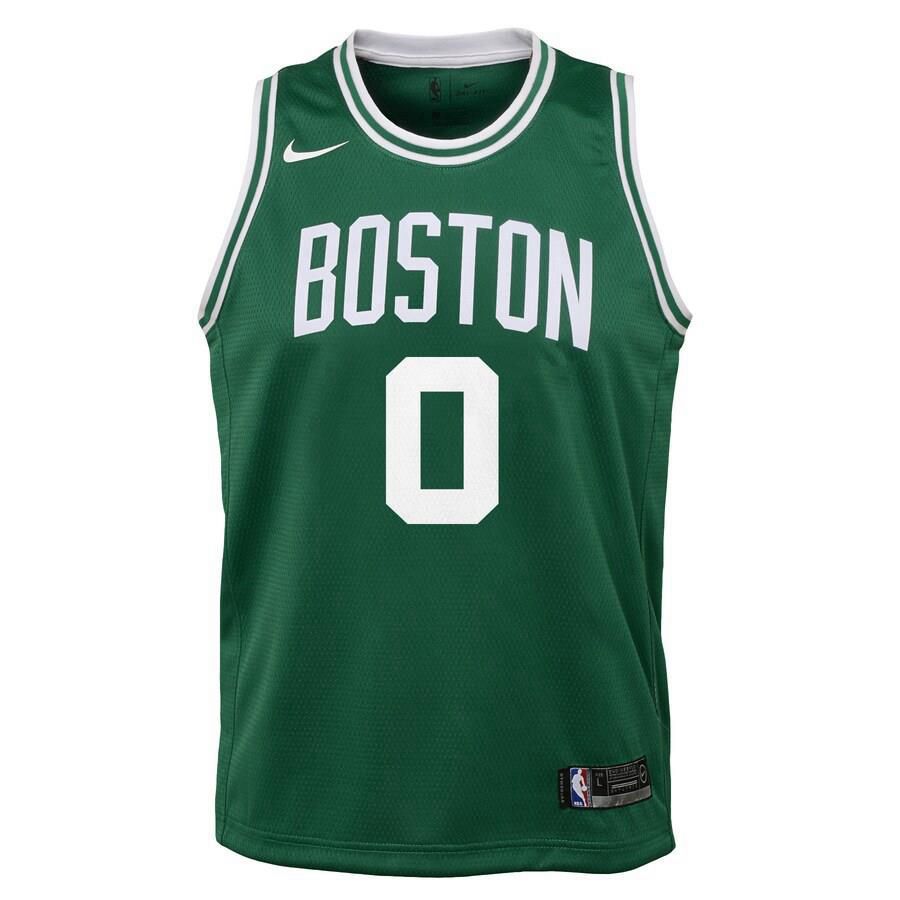 Boston Celtics Jayson Tatum Nike Swingman Icon Jersey Kids - Green | Ireland A6463W8