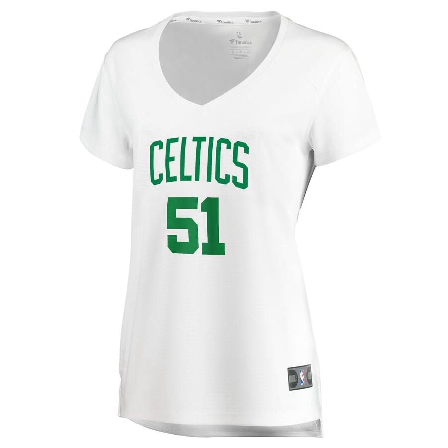 Boston Celtics Tremont Waters Fanatics Branded Replica Fast Break Player Association Jersey Womens - White | Ireland A5103Q0