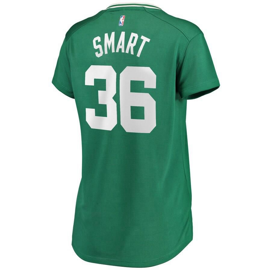 Boston Celtics Marcus Smart Fanatics Branded Replica Fast Break Player Icon Jersey Womens - Green | Ireland P2761P4