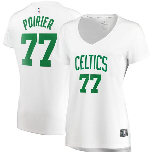 Boston Celtics Vincent Poirier Fanatics Branded Fast Break Player Association Jersey Womens - White | Ireland T4809Q5