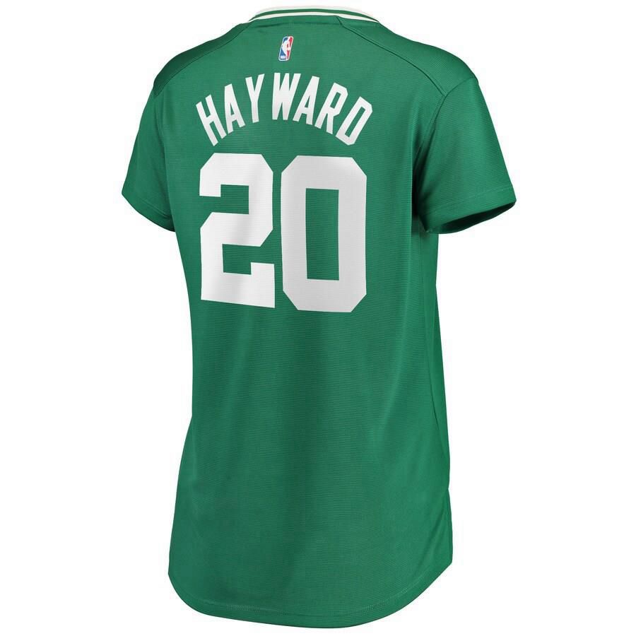 Boston Celtics Gordon Hayward Fanatics Branded Replica Fast Break Player Icon Jersey Womens - Black | Ireland W1556R0