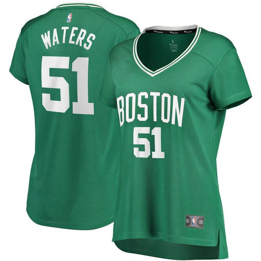 Boston Celtics Tremont Waters Fanatics Branded Replica Fast Break Player Icon Jersey Womens - Black | Ireland E8252C4