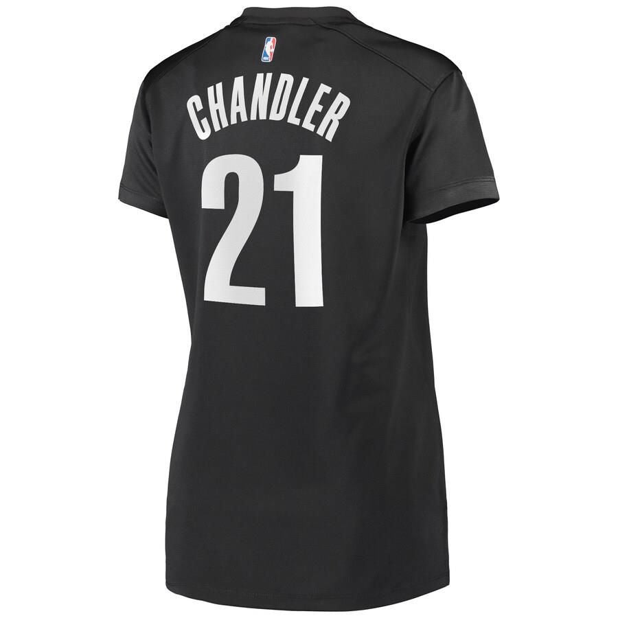 Brooklyn Nets Wilson Chandler Fanatics Branded Replica Fast Break Player Statement Jersey Womens - Dark Grey | Ireland U5668B6