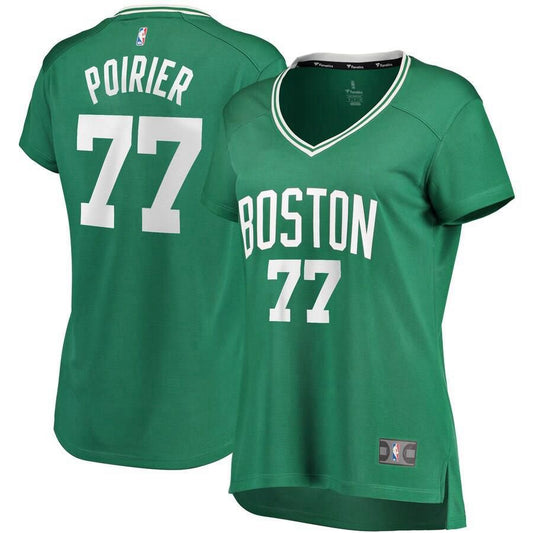 Boston Celtics Vincent Poirier Fanatics Branded Fast Break Player Icon Jersey Womens - Green | Ireland Y2455P3