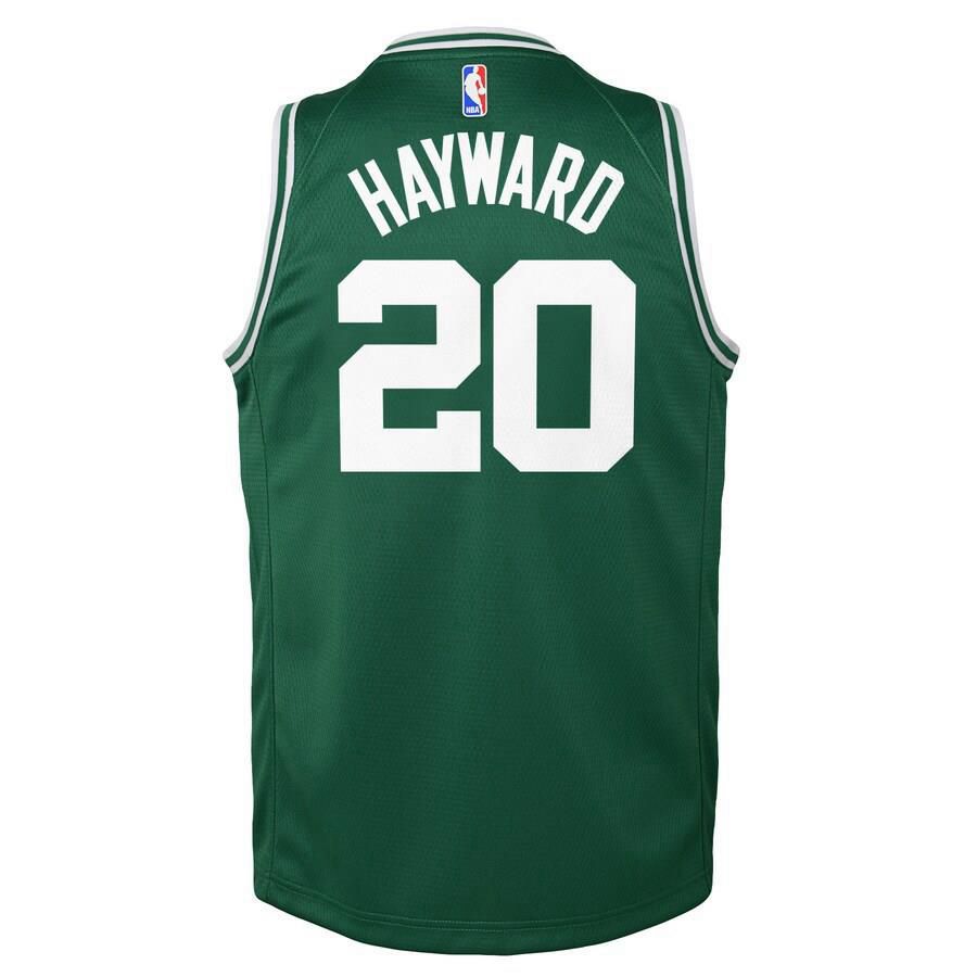 Boston Celtics Gordon Hayward Nike Swingman Icon Jersey Kids - Green | Ireland Z5527C7