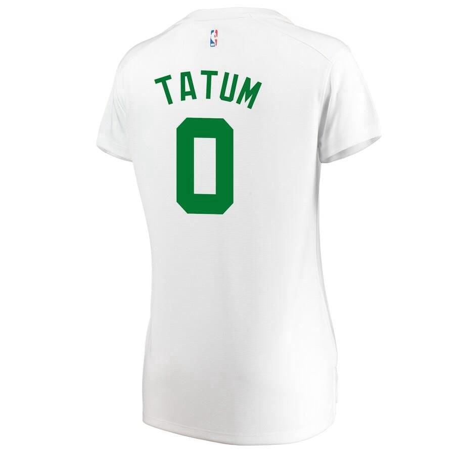 Boston Celtics Jayson Tatum Fanatics Branded Fast Break Player Association Jersey Womens - White | Ireland L4664D2