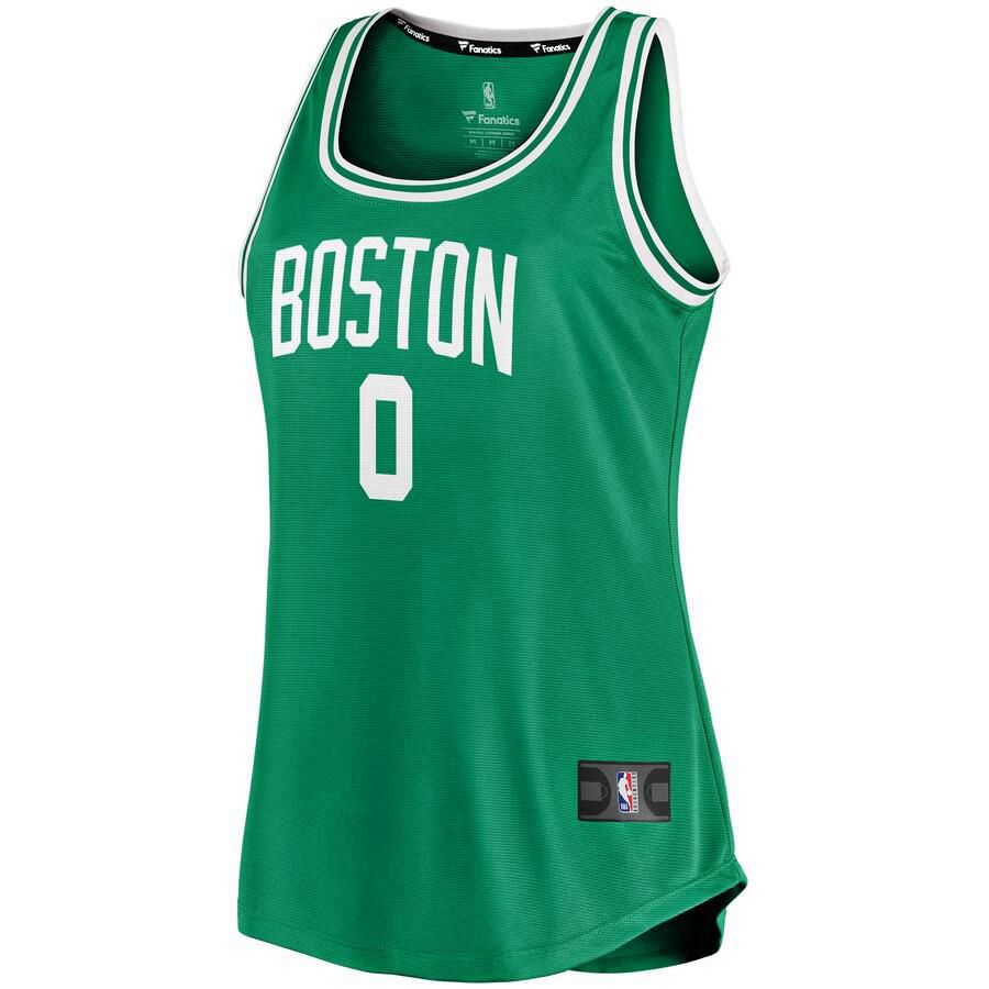 Boston Celtics Jayson Tatum Fanatics Branded Fast Break Team Icon Jersey Womens - Green | Ireland S2872N1